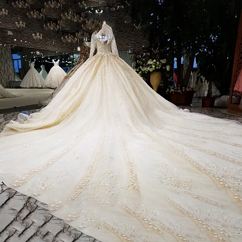 LS39741 свадебное платье с рукавами100% реальное представление изготовленное на