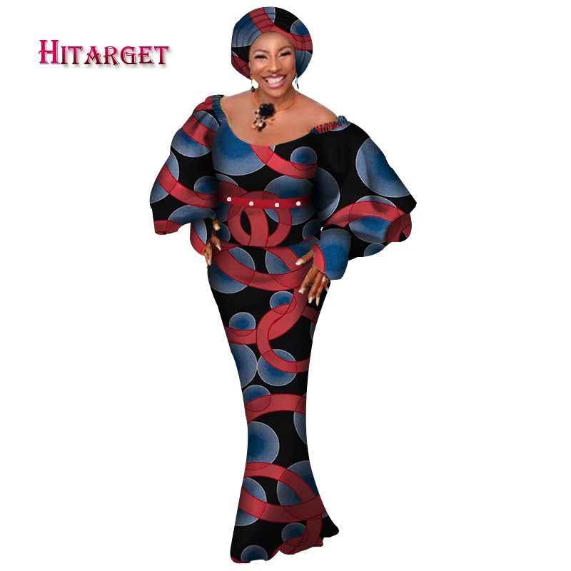 Hitarget/комплект из 3 предметов в африканском стиле Хлопковый топ с принтом Дашики +