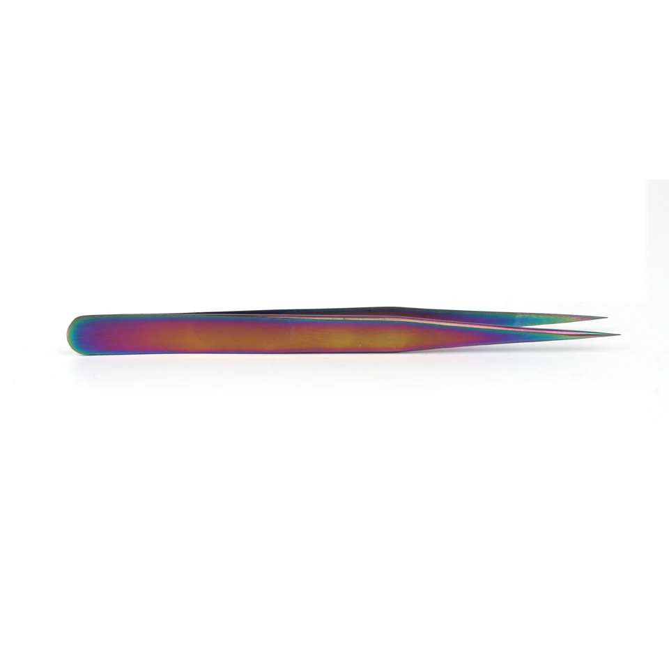 2 шт. Нержавеющая сталь наращивание ресниц Пинцет прямой кривой пучковые ресницы для щипчики, пинцет заостренных щипцов, инструменты для ногтей