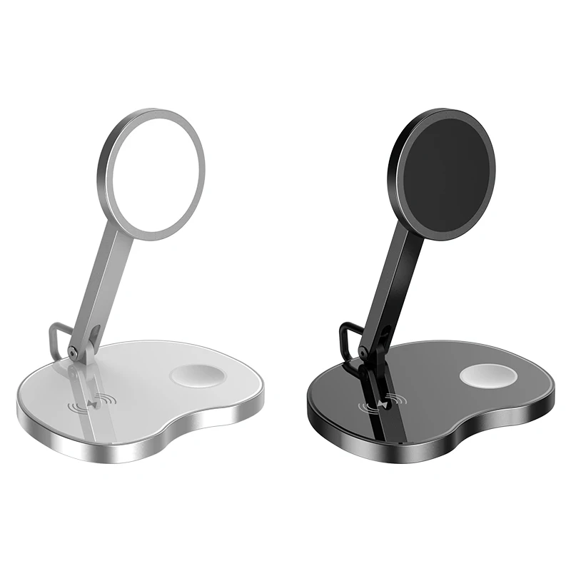 

15W Wireless Charger Three-in-one Folding Aluminum Alloy For IPhone Fast Wirless Charging For Samsung Xiaomi Huawei Charger