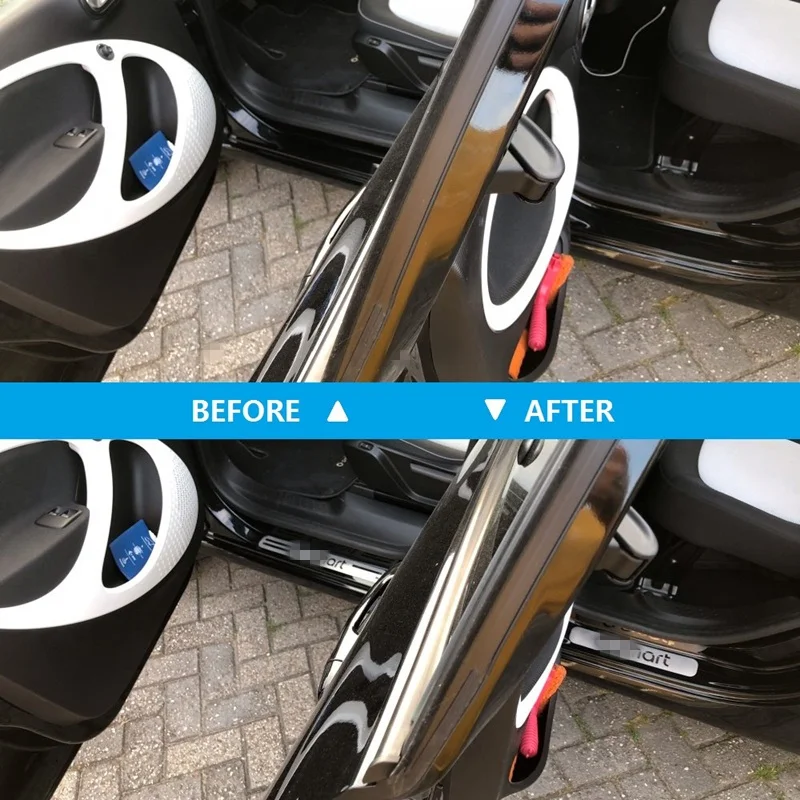 Ультратонкий порог подходит для Benz Smart Forfour 2015 2016 2017 2018 2019 2020 Защитная Наклейка|car