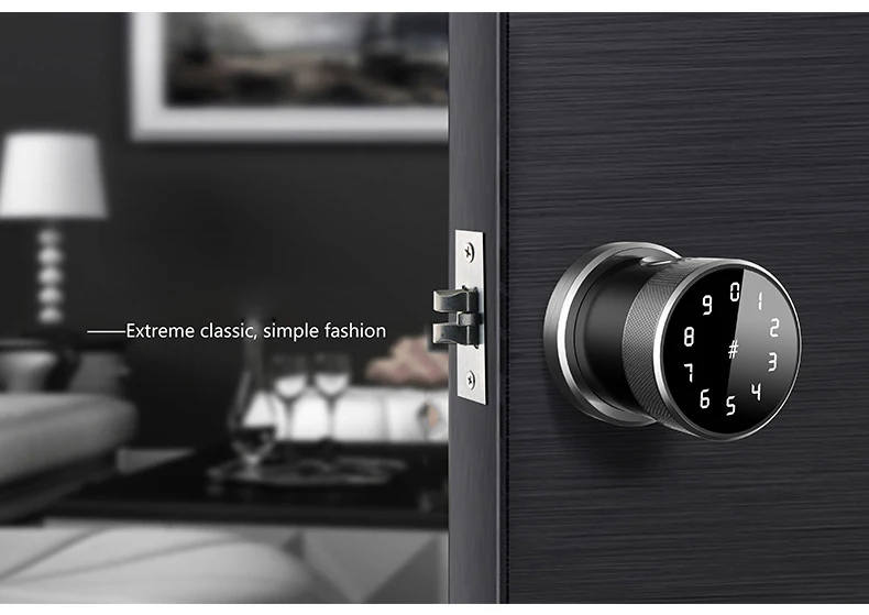 TTlock Wi-Fi приложение Bluetooth дверные замки отпечатков пальцев IC карты цифровой Смарт ручка блокировки
