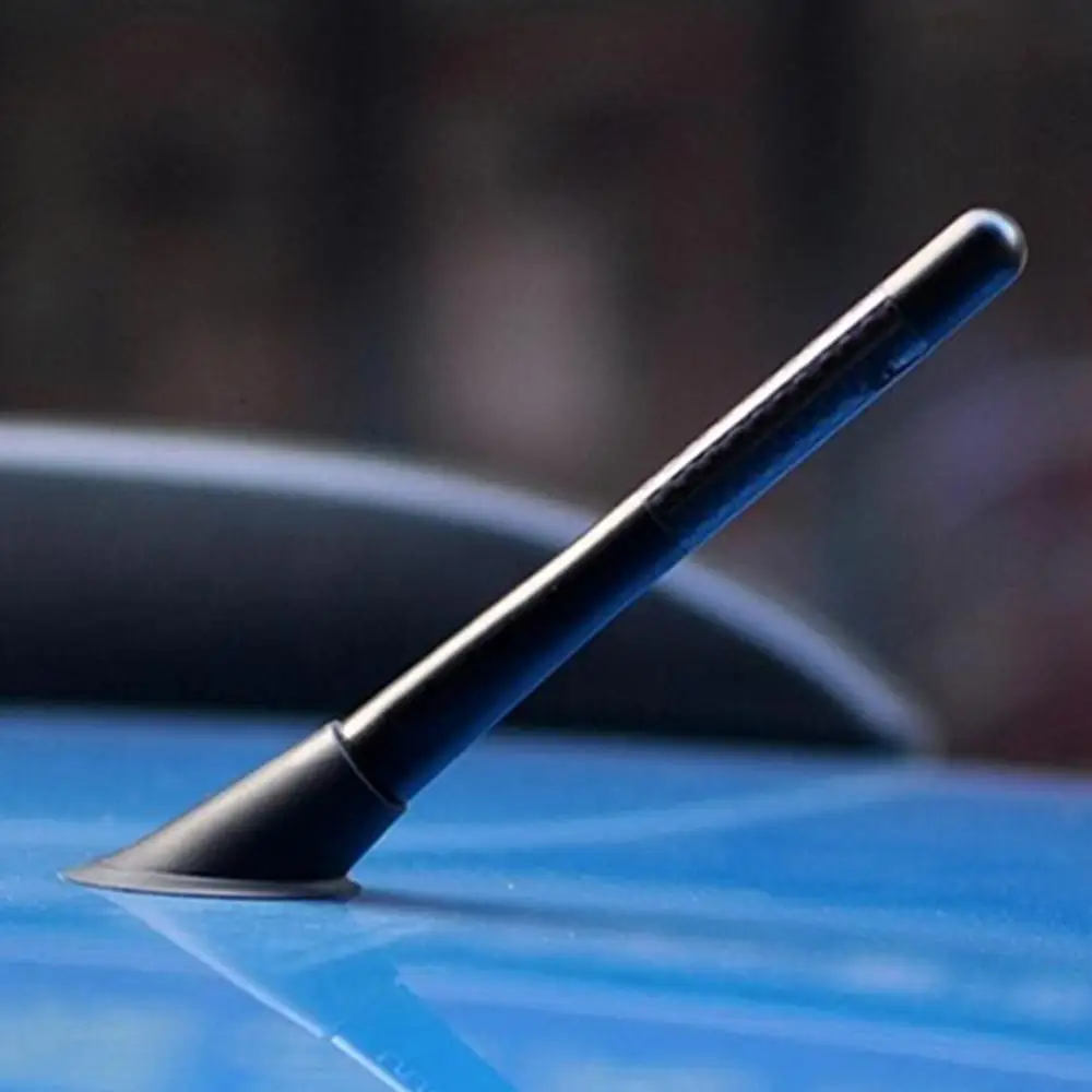 

4.7" 12cm Universal Aluminum Carbon Fiber Car AM/FM Radio Aerial Car Antenna Screws Auto Replacements