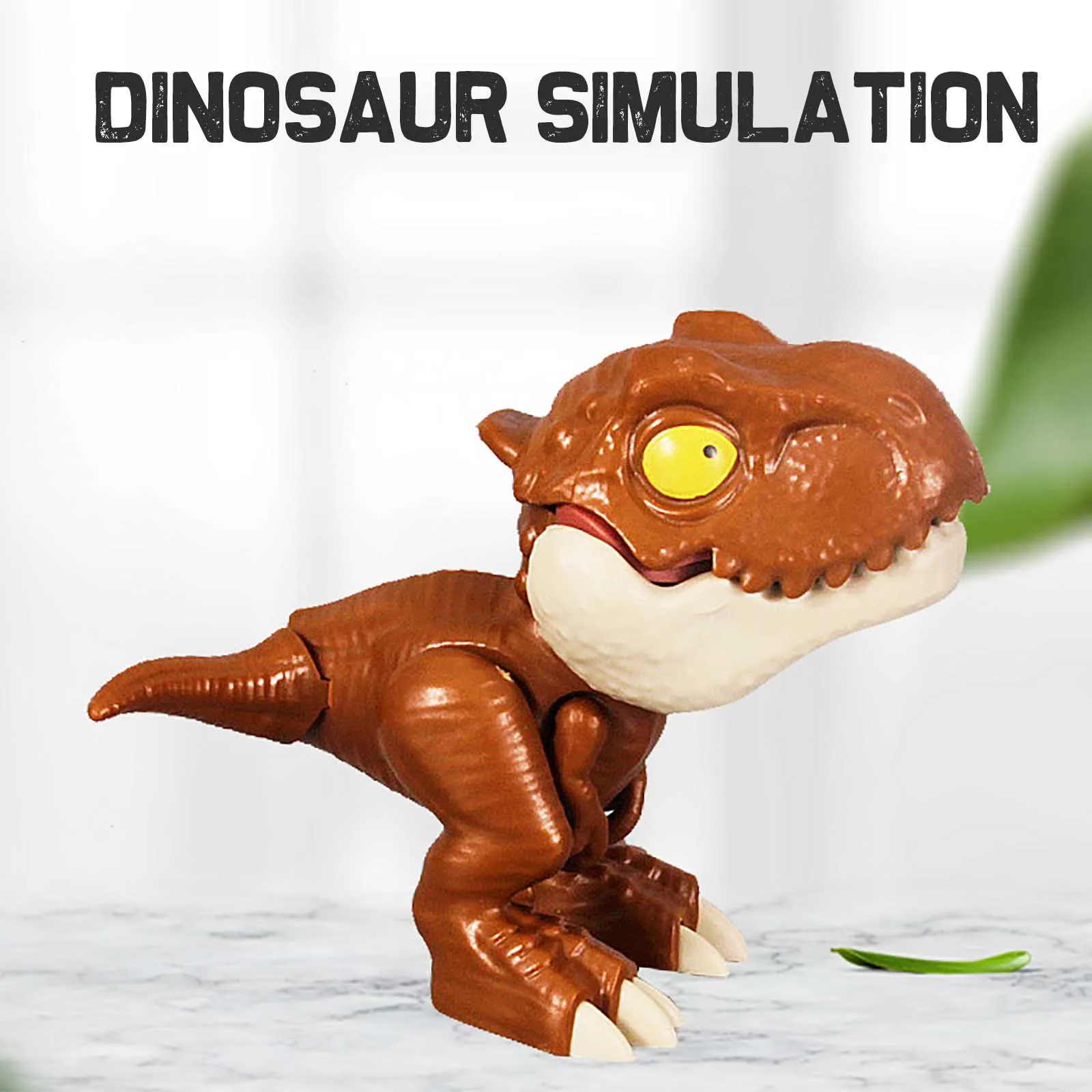 Пальчиковая игрушка-динозавр игрушка-антистресс интерактивный креативный