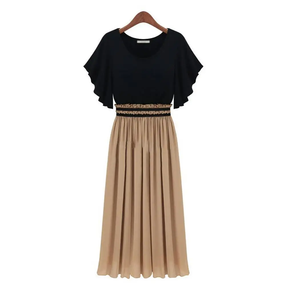 Женский шифоновый Повседневный офисный комплект из 2 предметов плиссированный