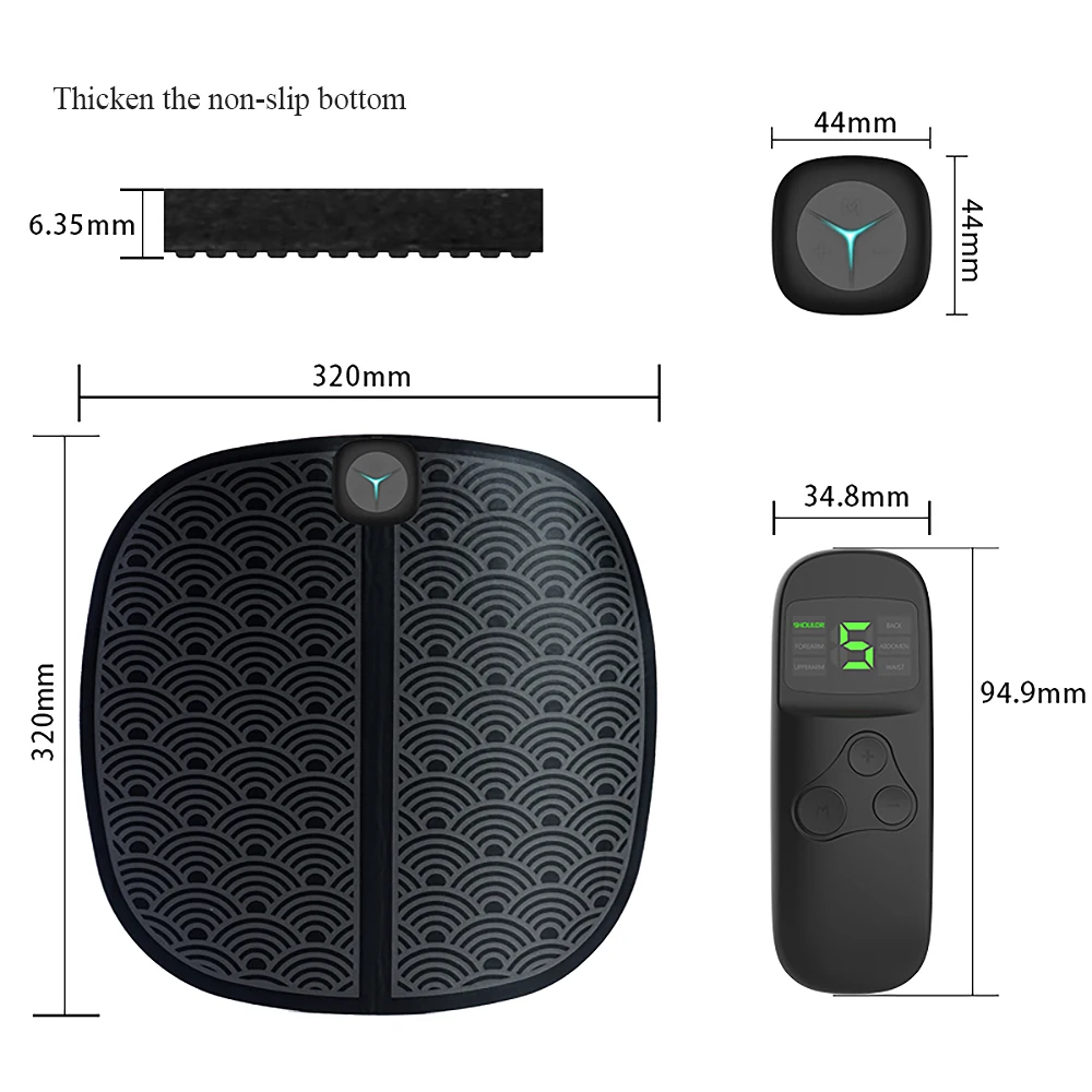 Электрический массажный коврик для ступней стимулятор мышц ног улучшает