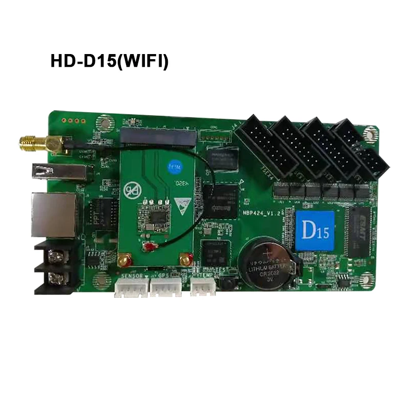Huidu D15 HD-D15 асинхронный полноцветный светодиодный дисплей контрольной карты с