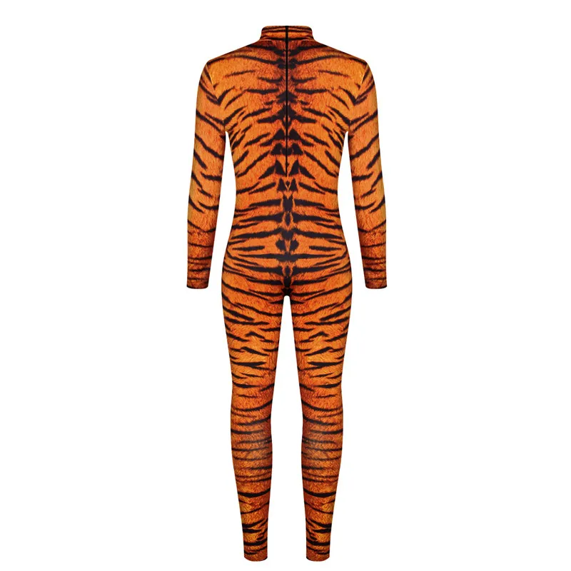sexy men halloween costumes animal party zentai catsuit suit tiger snake 3d print muscle cosplay bodysuit jumpsuits free global shipping