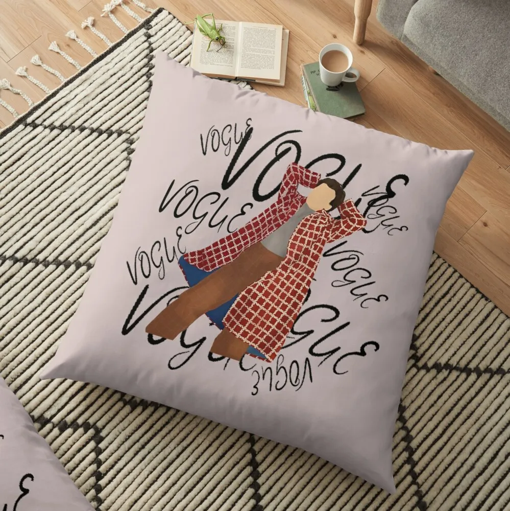 

Harry Styles Patchwork Jacket Printed Decorative Cushion Sofa Cover Pillow Pillowcase Decorations For Home Decor Pillow Cover