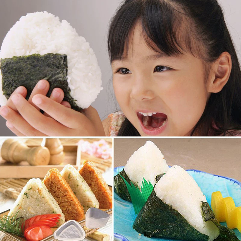 2 шт./компл. DIY треугольная форма для суши дома Пластик рисовый Онигири Суши