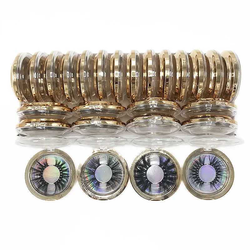 25 мм объемные ресницы 3D норковые Чехол коробки 30/40/50 пар пользовательские с