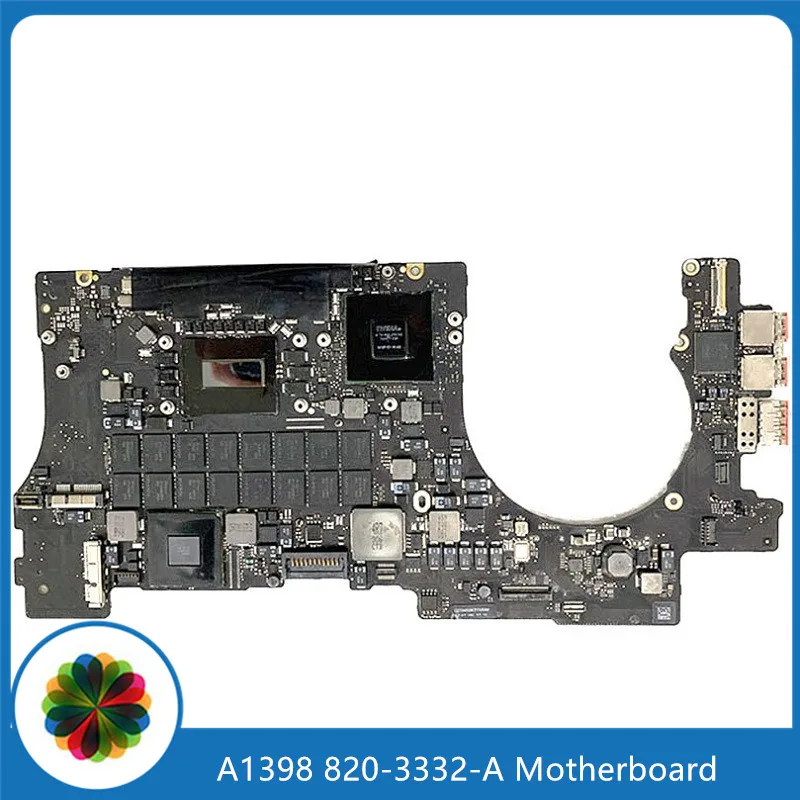 

Оригинальная материнская плата A1398 Mid 2012 Ранняя 2013 для MacBook Retina 15 ", логическая плата 2,3/2,6/2,8 ГГц 8 ГБ 16 ГБ ОЗУ 820-3332-A