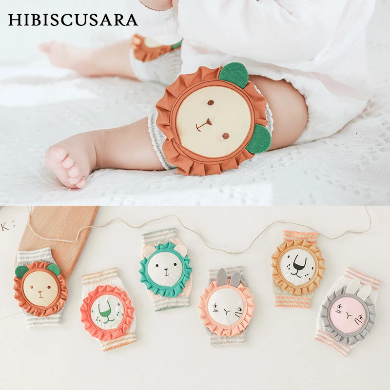

Summer Baby Knee Pads Infant Toddler Breathable Cotton Kneepads Protector Cute Animals Kids EVA Knee Pad Crawling Elbow Cushion