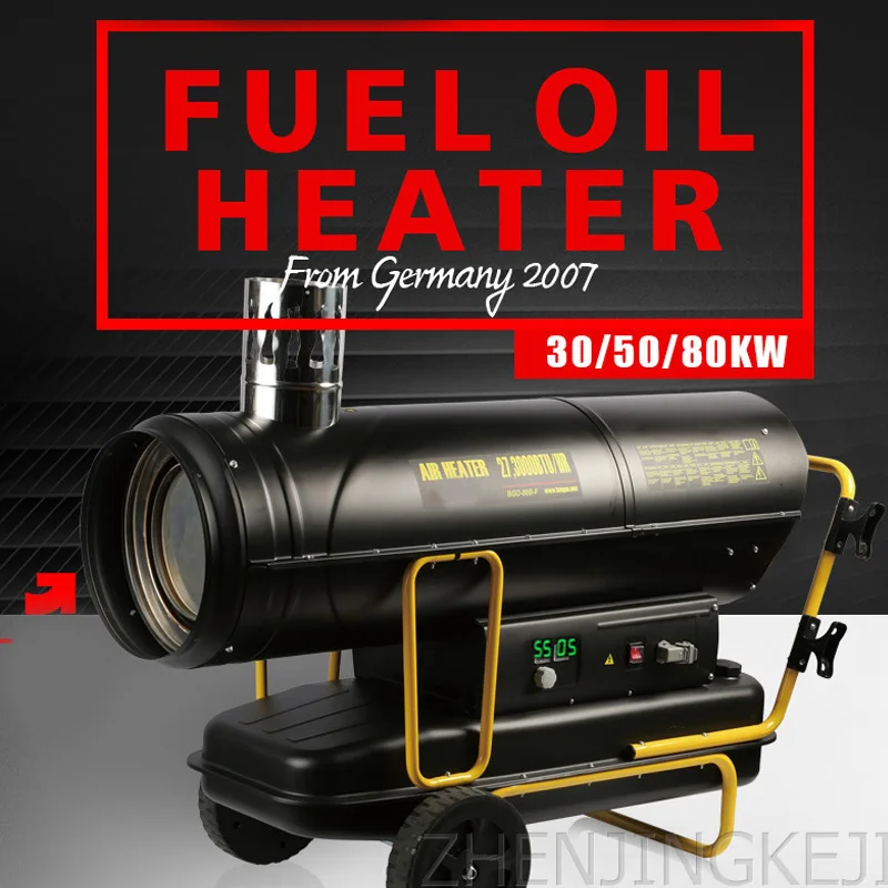 Промышленный топливный отопительный вентилятор 30 кВт с дымовой камерой