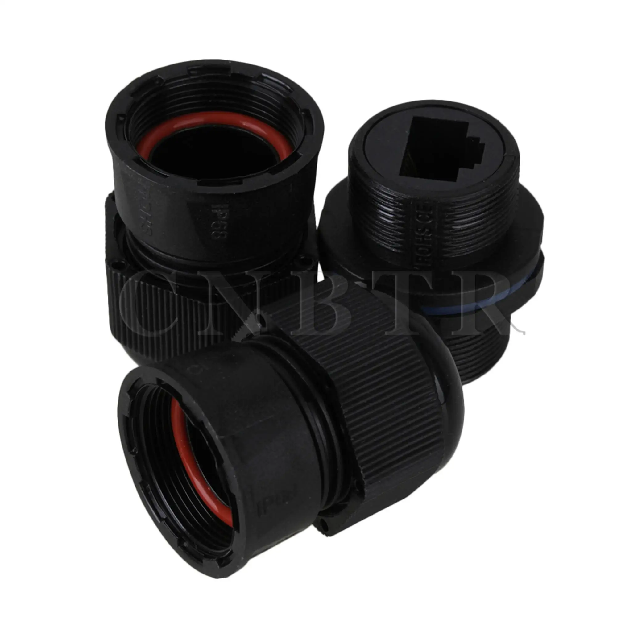 CNBTR IP68 Защита M20 Ethernet LAN RJ45 AP водонепроницаемый разъем для двойного кабеля |