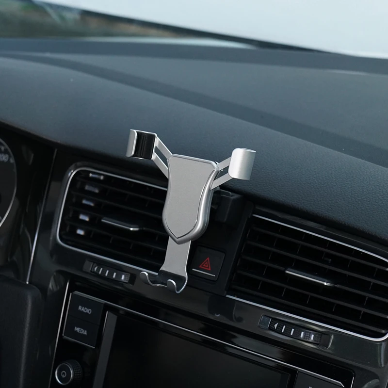 

For VW Volkswagen Golf VII 7 five-door / Variant / GTI 2013 - 2019 Gravity Car Phone Holder Support Stand 1 Set