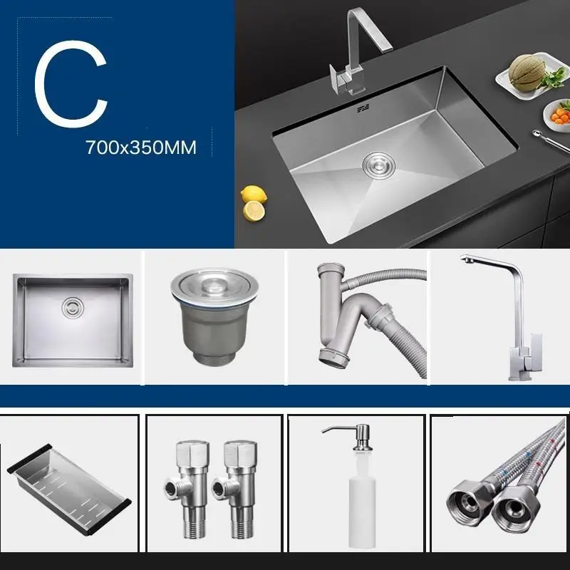 Встроенная Lavandino Banheiro Evier Acero Inox Portatil Lavello Cucina кухня Cuba Pia Cozinha Fregadero De Cocina раковина для мытья посуды - Цвет: Number 16