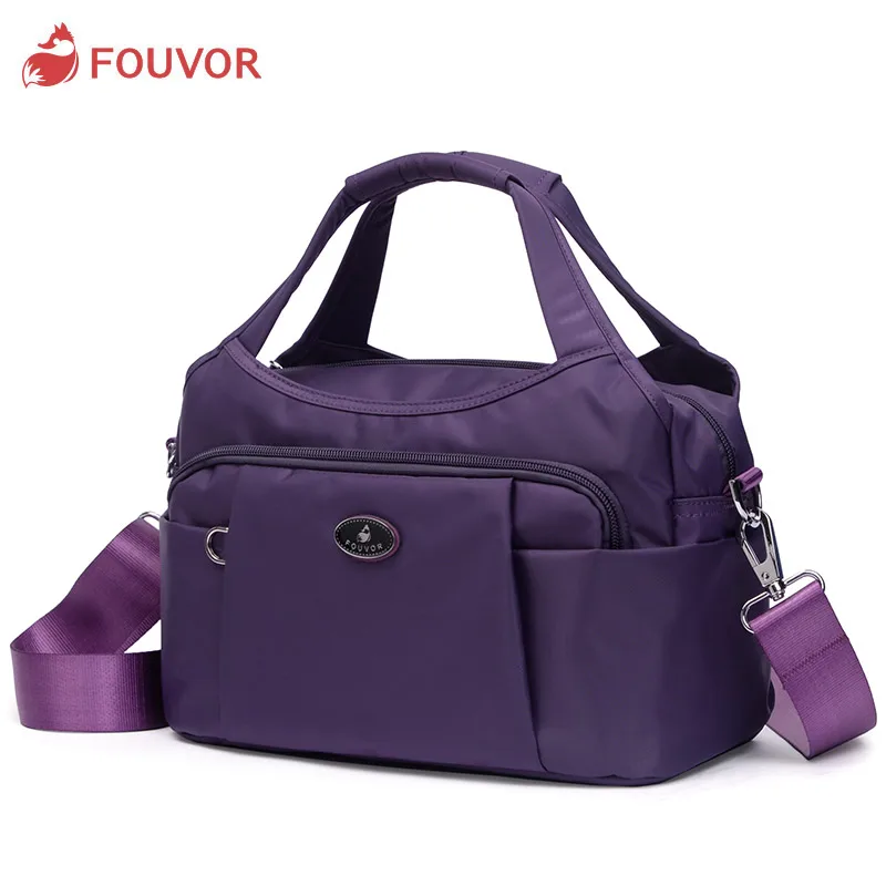 Fouvor 2019 новые модные женские сумки большой емкости Оксфорд нейлон холст