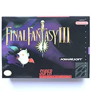 FF III с коробкой 16 битный картридж для игры версия США|Запасные части| |