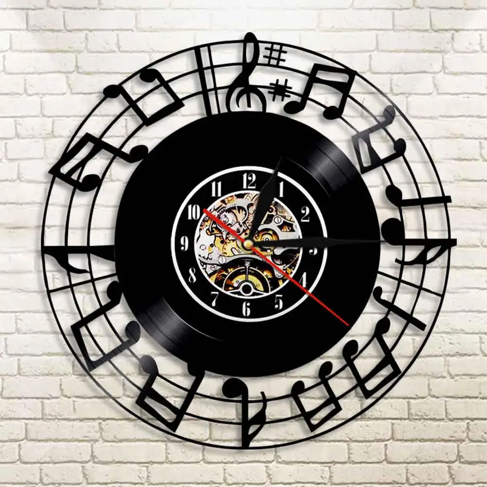 Музыкальные ноты Ключ Музыка студия домашний Декор Спальня Интерьер настенные