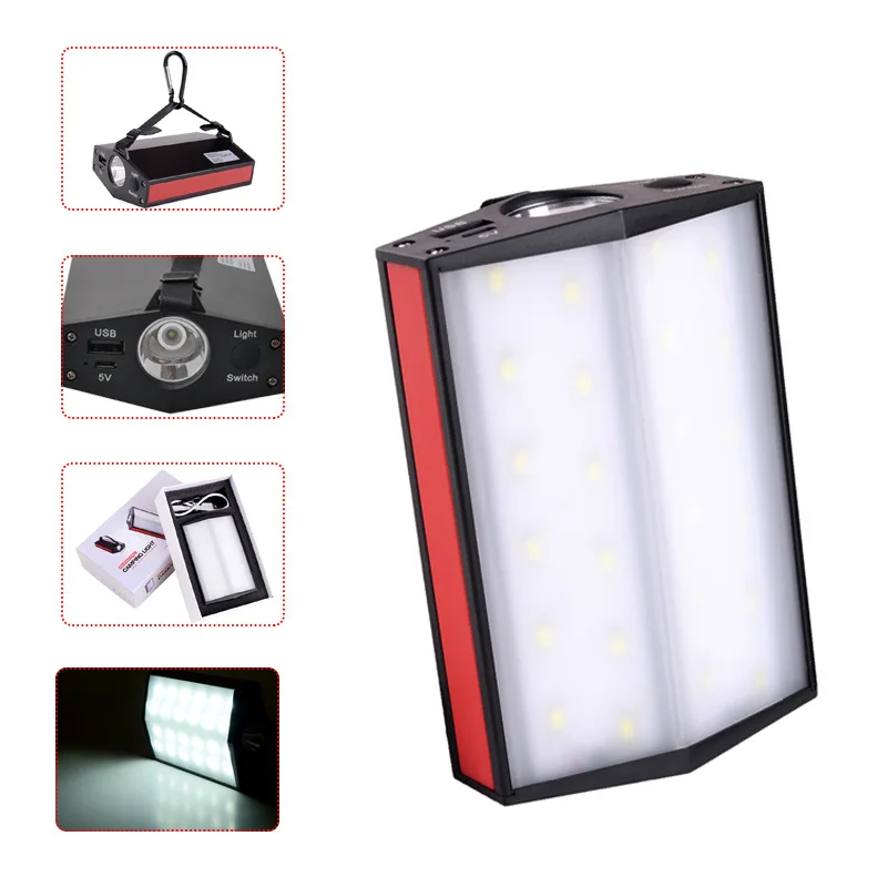 Светодиодная лампа для кемпинга перезаряжаемый наружный светильник палатки