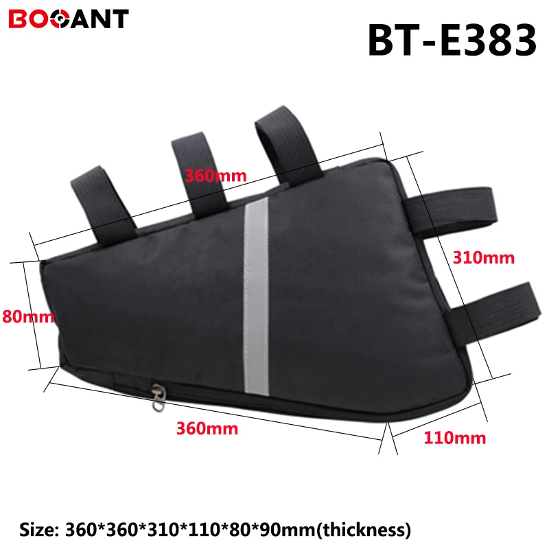 Тканевая сумка для электронных велосипедов треугольная литиевая батарея 24 в 36 48