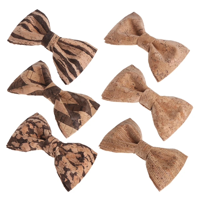 

Wood Bow Tie Wooden Men's Novelty Handmade Wedding Accessories Harajuku Neckwear