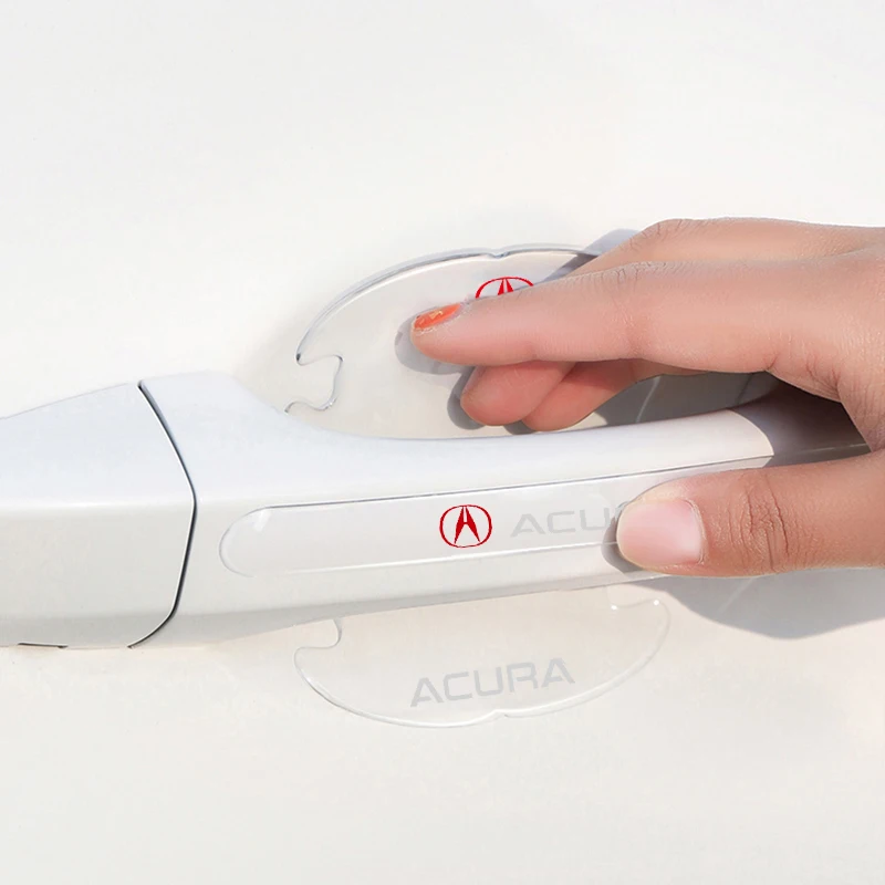 Защитная Наклейка на дверную ручку автомобиля защита от царапин для значка Acura RDX