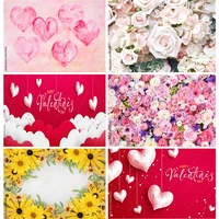 vinyl custom valentine day photography backdrops prop love heart rose wall photo studio background 21126 qrjj 07