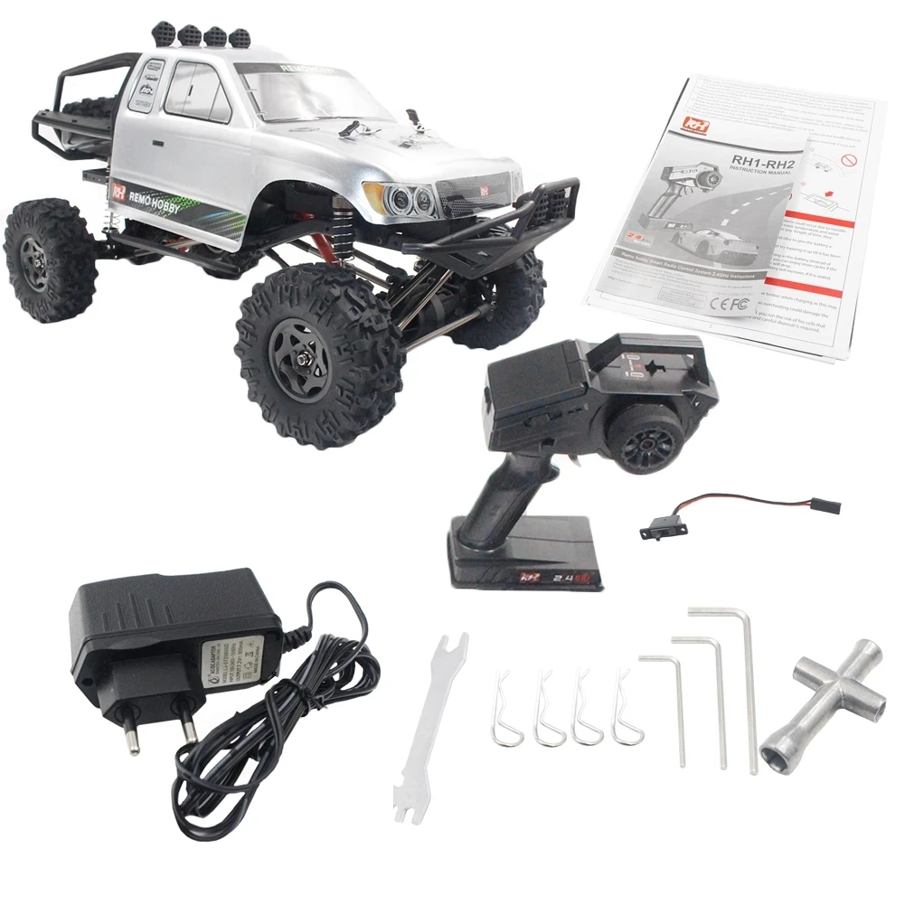 2 4G 4WD Электрический радиоуправляемый внедорожник водонепроницаемый автомобиль