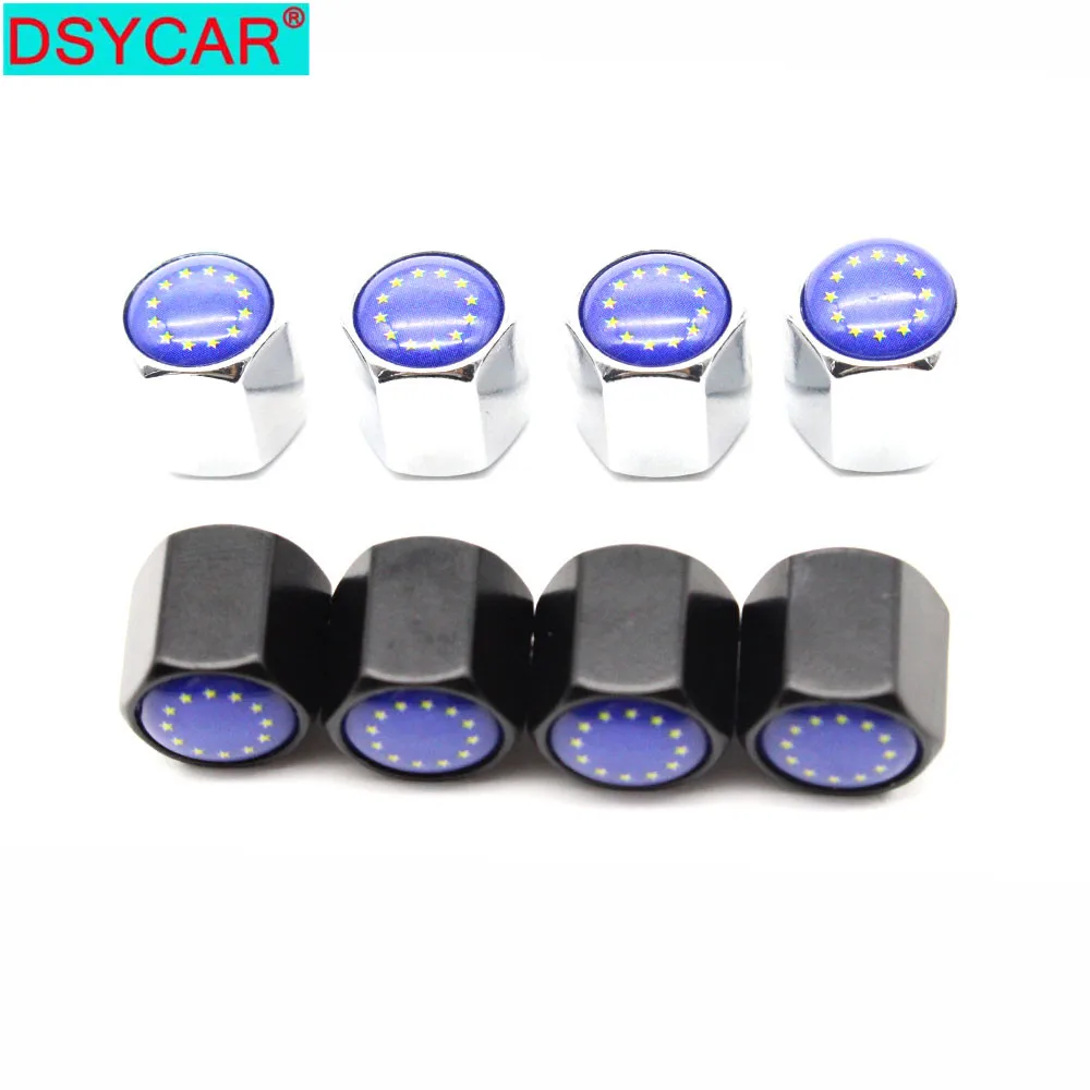 DSYCAR 4Pcs/Set Car Styling Zinc Alloy Tire Valve Caps Wheel Tires Stem Air Cap Airtight Covers | Автомобили и мотоциклы