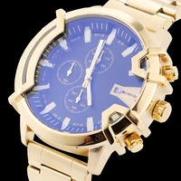 gold watch men top luxury brand stainless steel sport waterproof quartz watches mens chronograph military relogio masculino 2021
