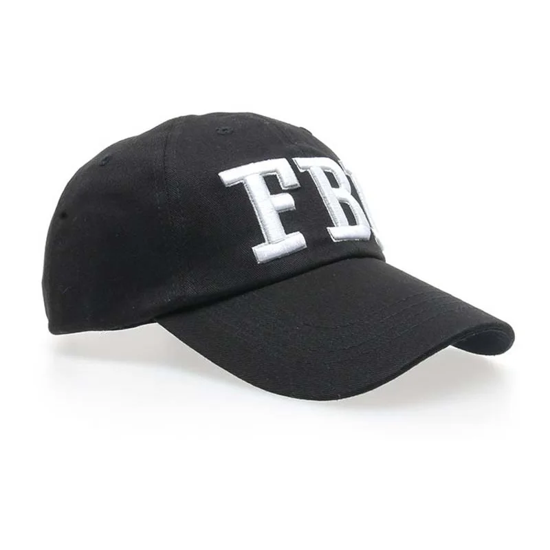 Мужская и женская уличная бейсболка с вышивкой полиция FBI Snapback для друзей корабль