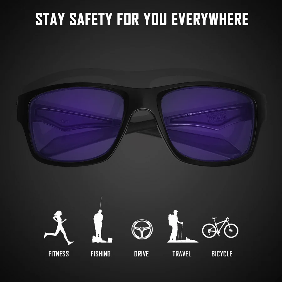 2 пары поляризованных солнцезащитных очков OOWLIT Сменные линзы для Oakley 2-черные и