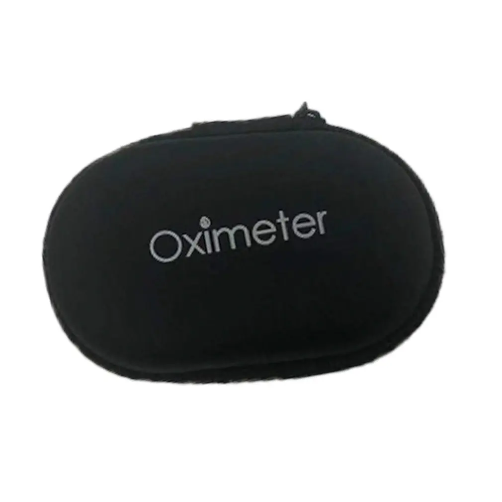 

Storage Bag For Finger Pulse Oximeter Reasonable Design Strong Space Protective Cover Zipper Hard Bracket