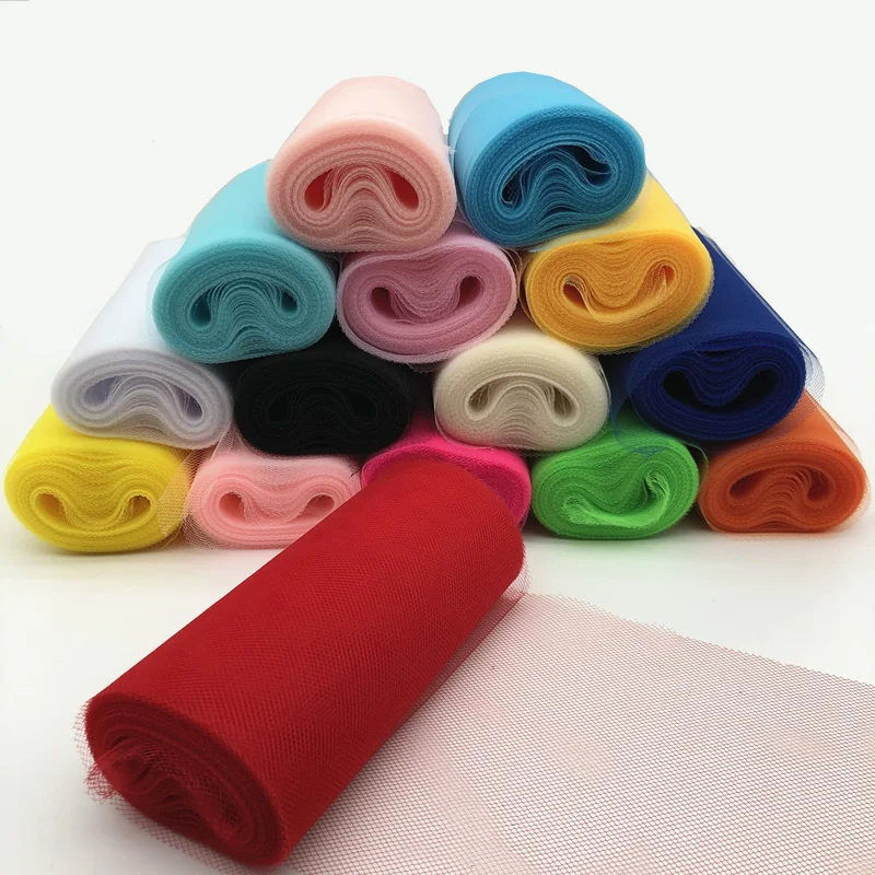 Тюль рулон катушки 25 ярдов 15 см детская юбка пачка для душа органза настольная