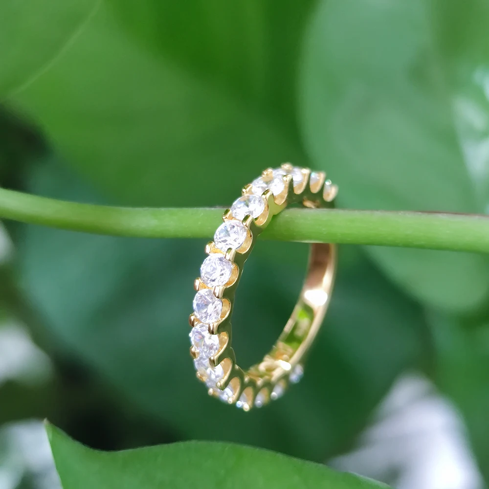 Женское позолоченное кольцо из серебра 925 пробы|Кольца| |