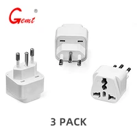 brazil south africa travel plug adapter grounded universal type n plug adapter br to us adapter ultra compact for brazil south