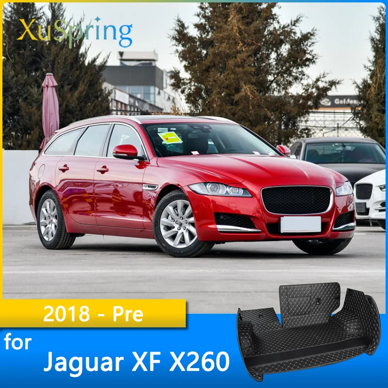 

Коврик для багажника автомобиля, прочный коврик для багажника Jaguar XF X260 2018 2019 2020 2021, задний багажник, защитный Стайлинг