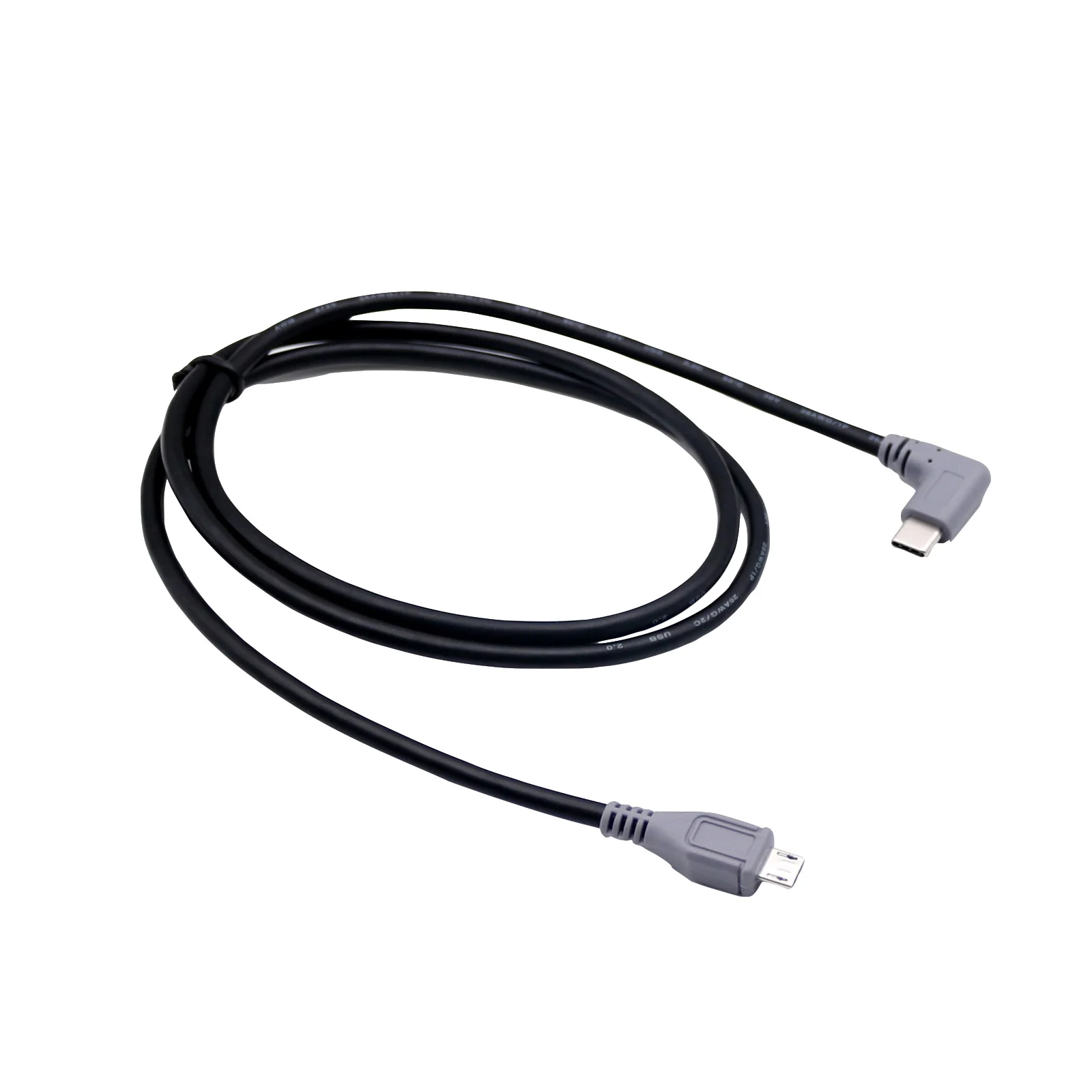 1x USB 3,1 type C Прямоугольный штекер для Mini/Micro/type C штекер для зарядки данных OTG соединительный кабель 1 м/3 фута - Цвет: Type C to Micro