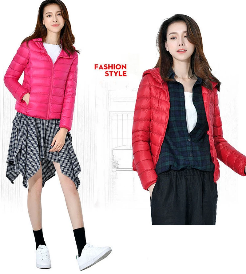 

Undefined Woman White Duck Down Jacket Female Windproof Parkas Ultralight Winter Coat Doudoune Plumones Veste Chaqueta Mujer