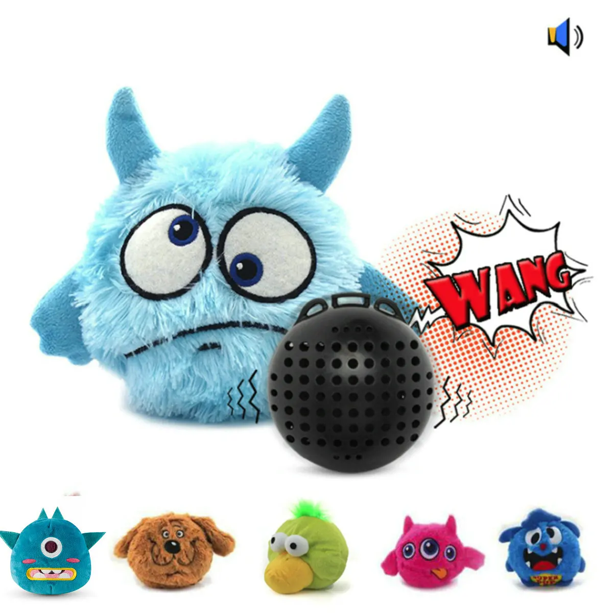 

Pet Dog Electric Plush Toy Creative Squeak Vibrating Ball Animal Shape Automatic Shake Crazy Dog Toys Interactive Toys Pets Gift