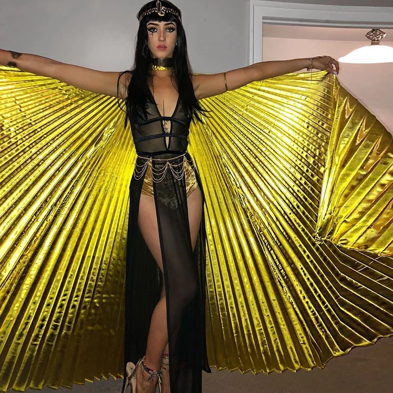 Красочные бабочки танцы крыло женщины 360 градусов вращающийся сексуальный чокер