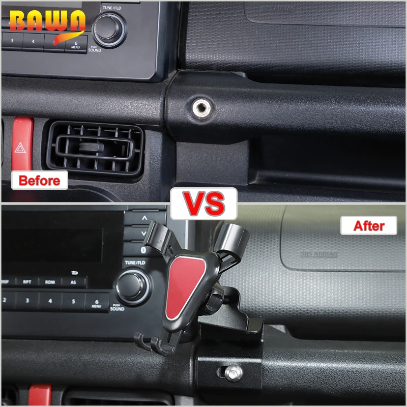 bawa car phone holder mobile phone support bracket accessories for suzuki jimny 2019 2020 2021 interior parts free global shipping