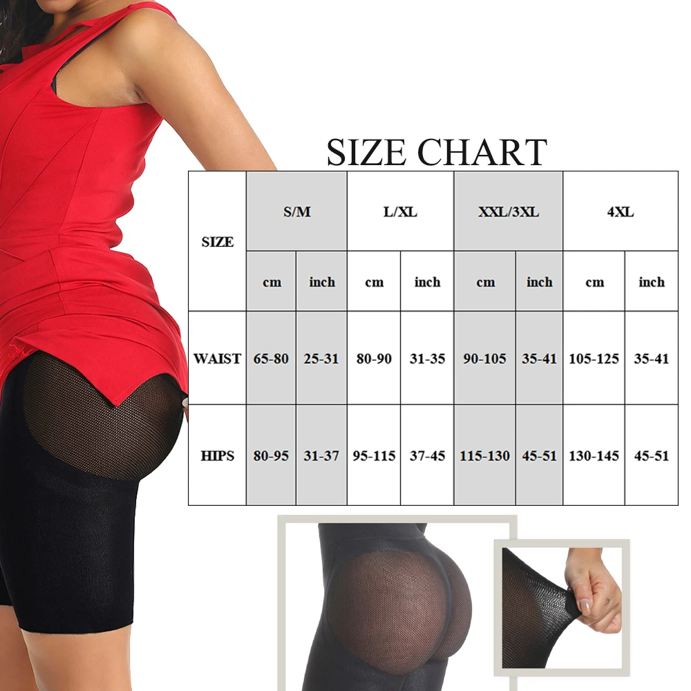 HEXIN Женские Бесшовные Плюс Размер Высокая талия контроль моделирующее белье