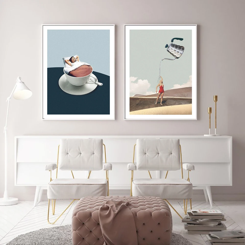 Мультяшная абстрактная фигурка художественная картина домашний декор фотообои