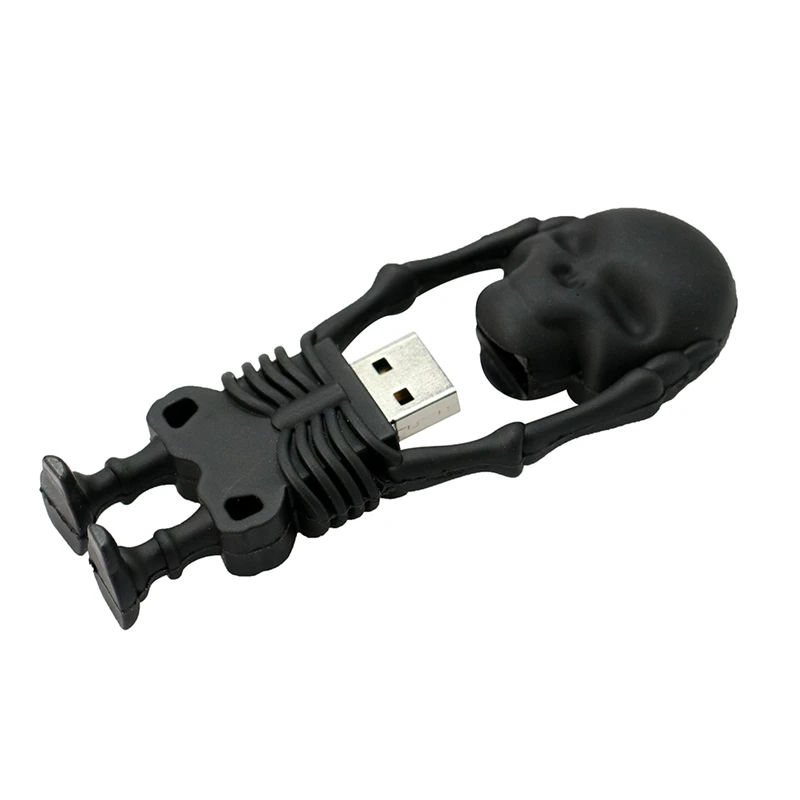 Skull/demon/ghost/Grim Reaper Flash Drive 32 Гб 64 ГБ 4 ГБ 16 8 256 ГБ Флешка мини флеш-накопитель USB2.0 реальная емкость cle usb подарок