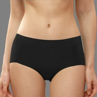 sexy girls traceless female underwear seamless hollowed out womens ice silk briefs polyester pure colour lingeri panties