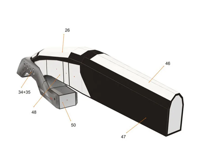 

1:1 Mass Effect M8 for Avengers Step 3D Paper Model Manual DIY Science Fiction Game Handmade Drawing Military Fan Manual DIY