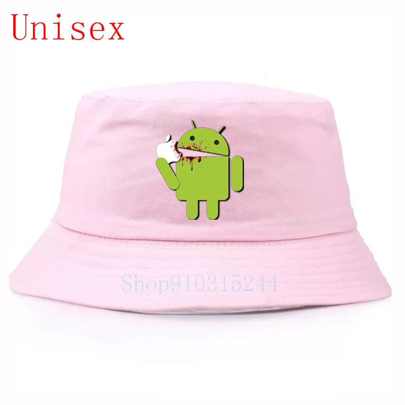 Android eating apple gorro хип хоп женские шапки Рыболовная Шапка женская шапка для женщин